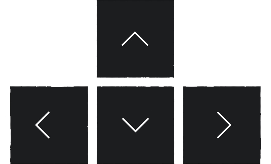 arrow keys